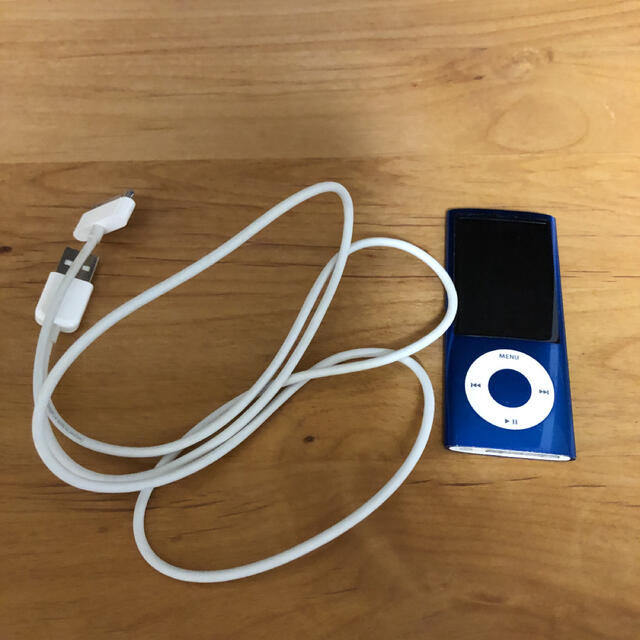 Apple(アップル)のipod ブルー スマホ/家電/カメラのオーディオ機器(ポータブルプレーヤー)の商品写真