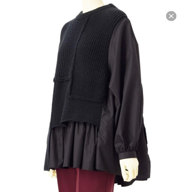 machatt フレアドッキングシャツニット machatt フレアドッキングシャツニット