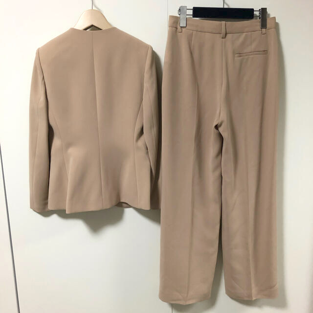 theory(セオリー)のおまとめ①Theory 20SS ノーカラージャケット ワイドストレートパンツ レディースのフォーマル/ドレス(スーツ)の商品写真