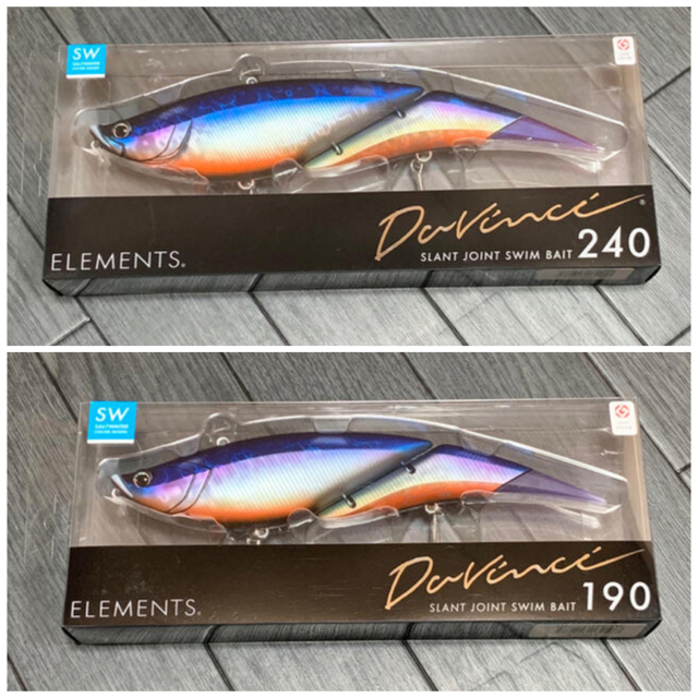 ELEMENT(エレメント)のELEMENTS Davinci 190 240 “YOAKE” セット スポーツ/アウトドアのフィッシング(ルアー用品)の商品写真