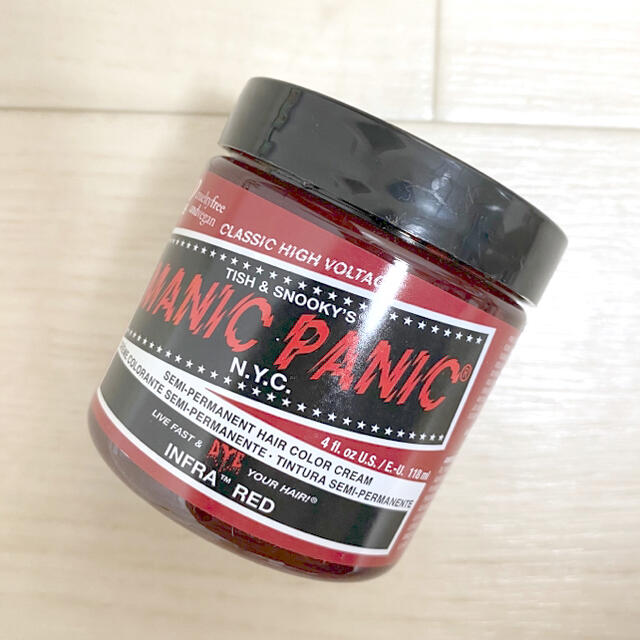 MANIC PANIC マニックパニック INFRA RED インフラレッド コスメ/美容のヘアケア/スタイリング(カラーリング剤)の商品写真