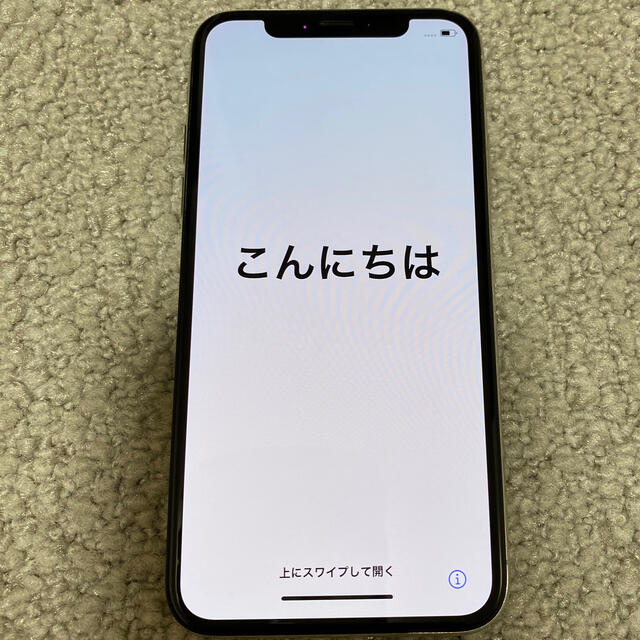 iPhoneX64GB  シルバー　追加画像 スマホ/家電/カメラのスマートフォン/携帯電話(スマートフォン本体)の商品写真