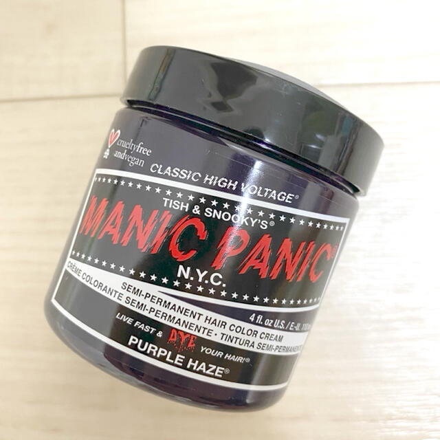 MANIC PANIC マニックパニック Purple Haze パープルヘイズ コスメ/美容のヘアケア/スタイリング(カラーリング剤)の商品写真