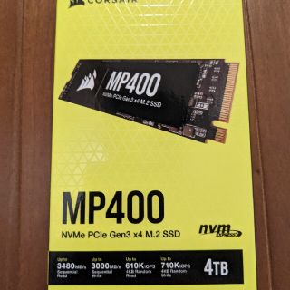 内蔵SSD MP400 4TB Gen3 PCIe x4 NVMe M.2(PCパーツ)