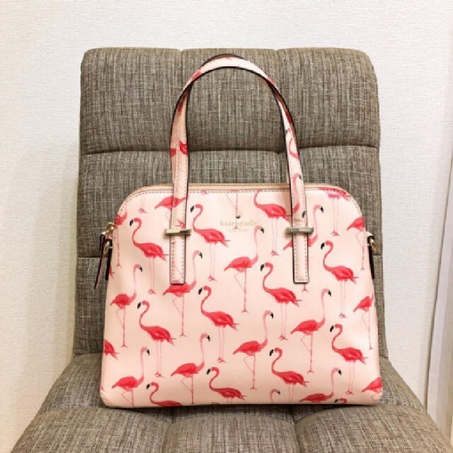 kate spade NEW YORK - kate spade フラミンゴバッグ *°の通販 kate spade NEW YORK - kate spade フラミンゴバッグ *°の通販