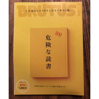 マガジンハウス(マガジンハウス)の雑誌BRUTUS 危険な読書 2019年9月(アート/エンタメ/ホビー)