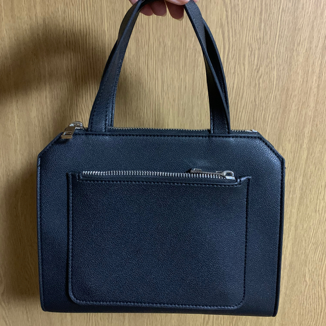 moussy(マウジー)の【MOUSSY 美品】BOX SILHOUETTE 2WAY バッグ レディースのバッグ(ハンドバッグ)の商品写真