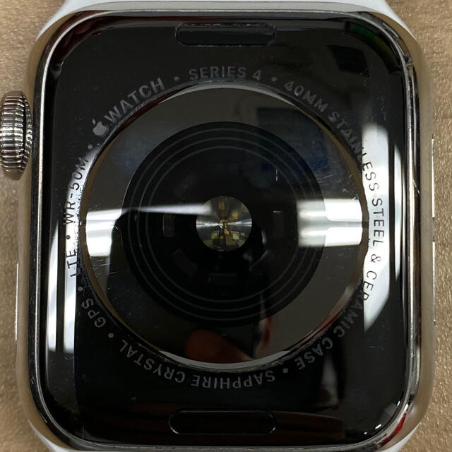 Apple Watch(アップルウォッチ)のApple Watch Series 4 シルバーステンレス 40mm メンズの時計(腕時計(デジタル))の商品写真