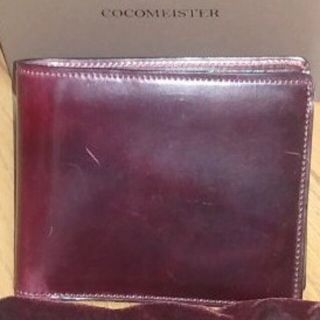 値下げ》cocomeister・〖シェルコードバン ジョンブル〗・二つ折り財布