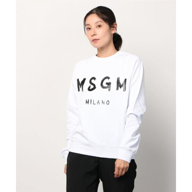 MSGM - MSGM エムエスジイエム コットン ロゴ スウェット トレーナー MSGM - MSGM エムエスジイエム コットン ロゴ スウェット トレーナー