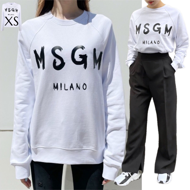 MSGM BRUSHED LOGO SWEATSHIRT/トレーナー