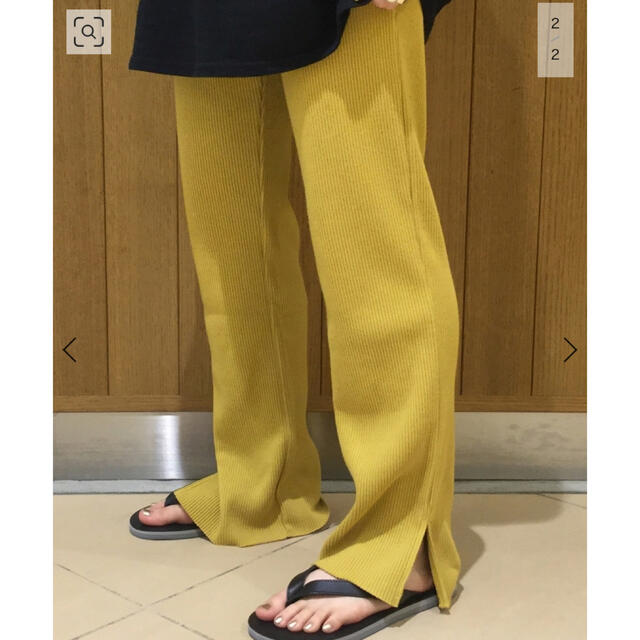 JOURNAL STANDARD(ジャーナルスタンダード)のJOURNAL STANDARD 4*4リブパンツ レディースのパンツ(カジュアルパンツ)の商品写真