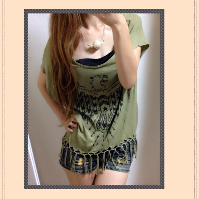 billabong(ビラボン)のM♡ビラボン♡ボヘミアン風Tシャツ レディースのトップス(Tシャツ(半袖/袖なし))の商品写真