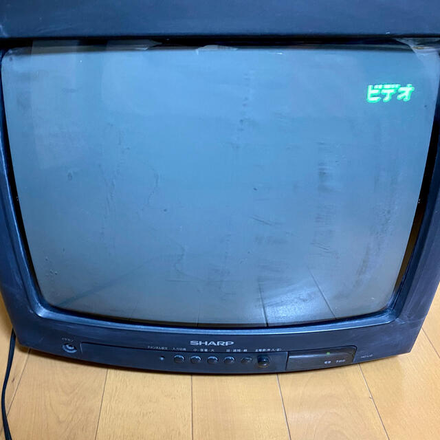 SHARP ブラウン管テレビ 14型の通販 by ぴーちゃん's shop｜シャープならラクマ