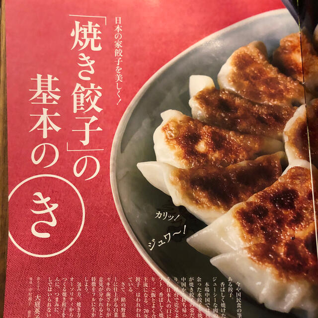 雑誌dancyu ギョーザ エンタメ/ホビーの本(料理/グルメ)の商品写真