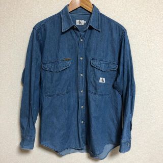 カルバンクライン(Calvin Klein)のmikyo様 専用　61. カルバンクライン デニムシャツ ワンポイントロゴ(シャツ)