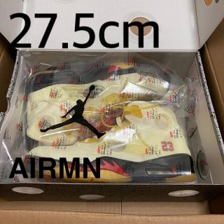 ナイキ(NIKE)のNike×off-white Air Jordan 5's sail 27.5(スニーカー)