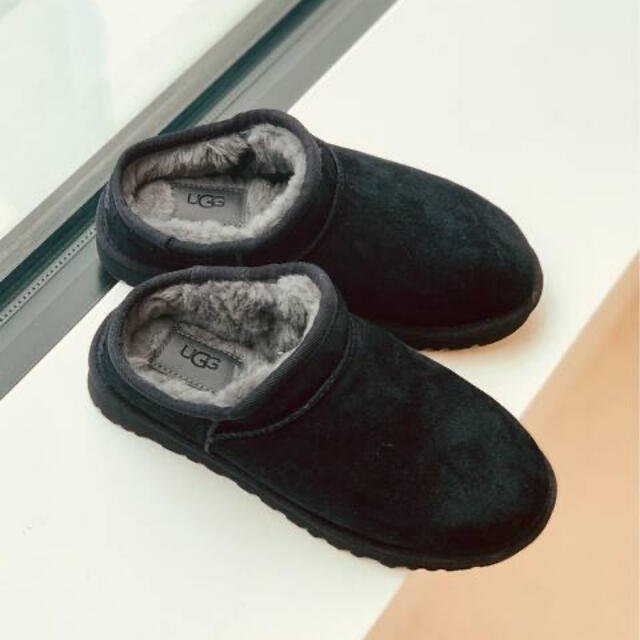 【UGG】 CLASSIC SLIPPER  FRAMeWORK ブラック　23