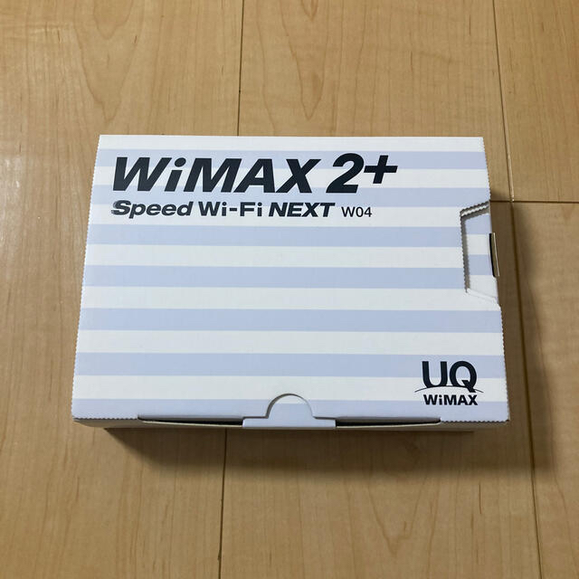 au(エーユー)の値下げ　Wi-Fi NEXT W04 UQ wimax2+ スマホ/家電/カメラのスマートフォン/携帯電話(その他)の商品写真
