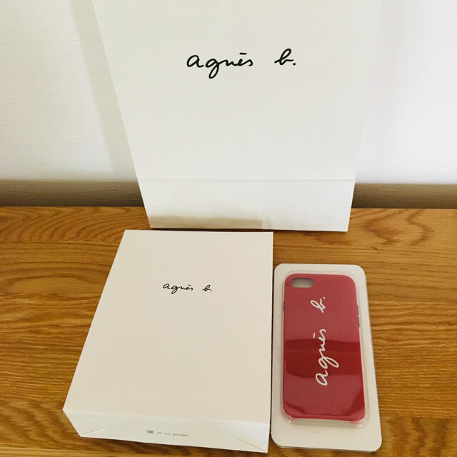 iPhoneケース agnes b.  iPhone6S・7・8 新品　赤