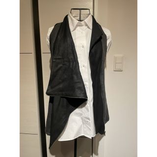 ヘルムートラング(HELMUT LANG)の⚫︎カバ様専用⚫︎HELMUT LANG/デニム×レザージレ(ライダースジャケット)