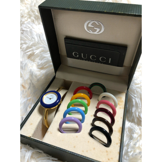 グッチ(Gucci)のチェンジベゼル　GUCCI グッチ　時計　vintage カラー　着せ替え　(腕時計)