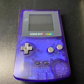 ぱんだろんゲーム【動作確認済】ゲームボーイカラー　クリアパープル　GAMEBOY Color