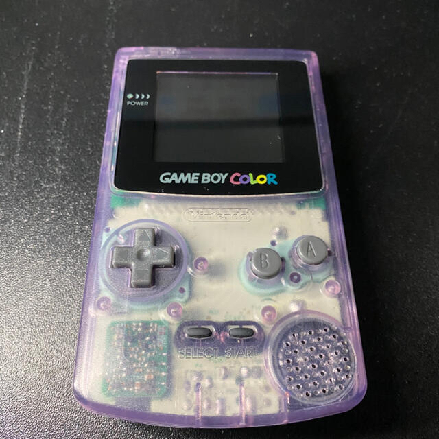 ゲームボーイカラー スケルトンパープルの通販 By Modding S ラクマ