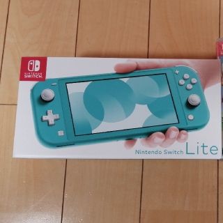 ニンテンドースイッチ(Nintendo Switch)の【送料無料・匿名配送】Nintendo Switch LITE ターコイズ(家庭用ゲーム機本体)