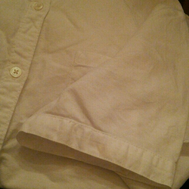 MUJI (無印良品)(ムジルシリョウヒン)の半袖白シャツ レディースのトップス(シャツ/ブラウス(半袖/袖なし))の商品写真