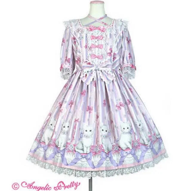 Angelic Pretty Fleur Cat ワンピース ピンク