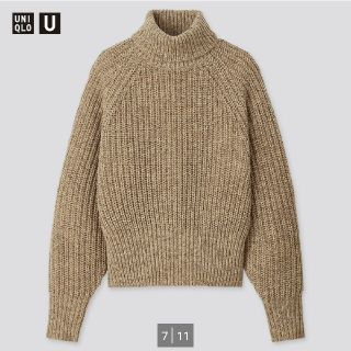 ユニクロ(UNIQLO)のUNIQRO U ローゲージタートルネックセーター XL(ニット/セーター)