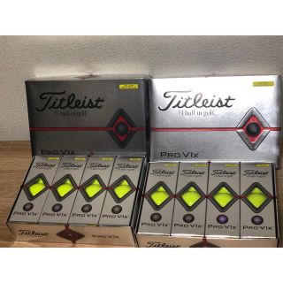 タイトリスト(Titleist)のタイトリスト プロ V1x ゴルフボール 12球入り×2 イエロー(その他)