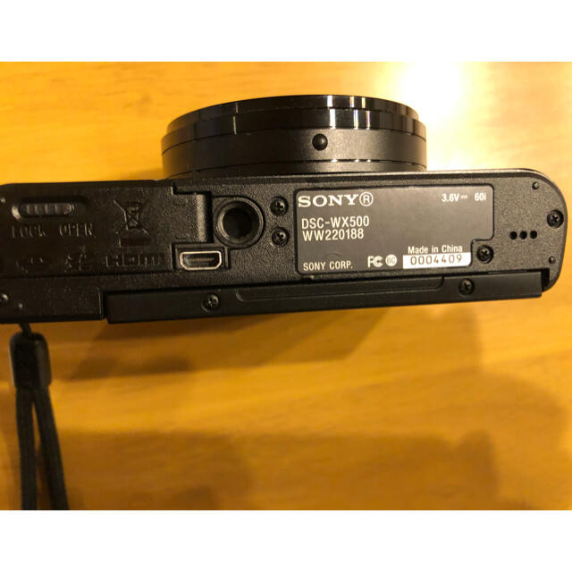 SONY DSC-WX500 コンパクトデジタルカメラ ブラック　ケース付き