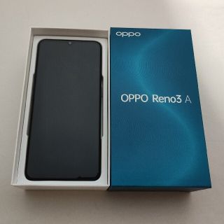 アンドロイド(ANDROID)のOPPO Reno3 A 6GB/128GB Black SIMフリー(スマートフォン本体)