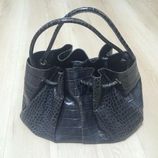 フルラ(Furla)のフルラ 型押しトートバッグ(グレー)(トートバッグ)