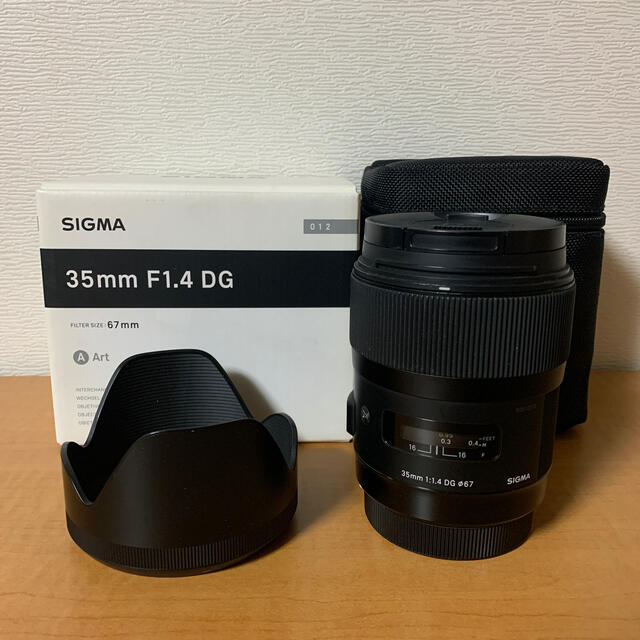 最安挑戦！ SIGMA シグマ - SIGMA Art forCanon HSM DG f/1.4 35mm レンズ(単焦点)