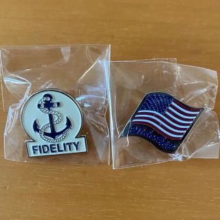 フェデリティー(FIDELITY)の【新品　未使用　2個セット】Fidelityフィデリティのピンバッジ(バッジ/ピンバッジ)