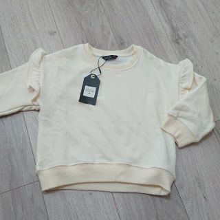 フタフタ(futafuta)のえりえり様専用☆裏起毛袖フリルスウェット、ワンピースセット  新品(Tシャツ/カットソー)