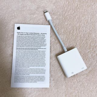 純正★Apple Lightning - USB 3カメラアダプタ★A1619