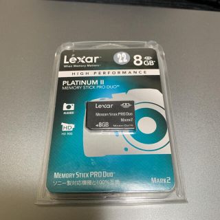 レキサー(Lexar)のLexar PlatinumII MemoryStickPRODuo 8GB(PC周辺機器)