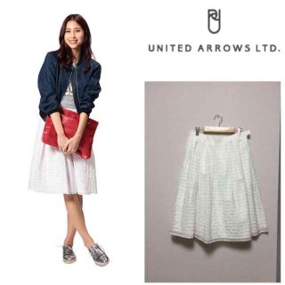 ユナイテッドアローズ(UNITED ARROWS)のCLASSY掲載 チェックスカート(ひざ丈スカート)