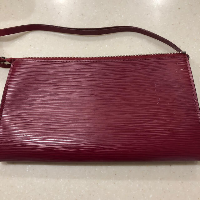 A1804 ルイヴィトン エピ アクセソワール ポシェット ポーチ-