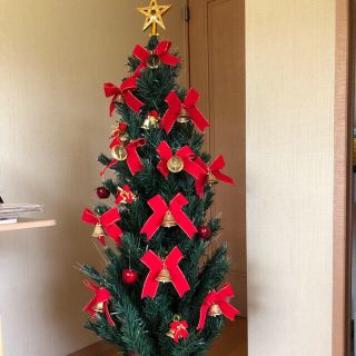 ニトリ(ニトリ)の120㎝ クリスマスツリー LEDファイバーツリー オーナメント付き ニトリ (置物)