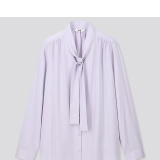 ユニクロ(UNIQLO)のユニクロ　ボウタイブラウス(シャツ/ブラウス(長袖/七分))