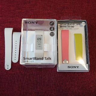 ソニー(SONY)のSONY SmartBand Talk(SWR30) 及び リストストラップ(その他)