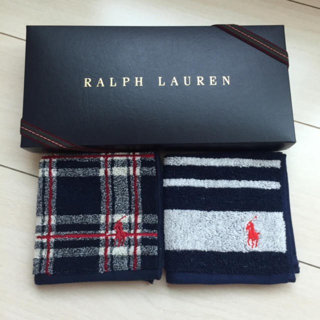 Ralph Lauren(ラルフローレン)の♡新品♡ラルフローレン♡ハンカチセット♡ メンズのファッション小物(ハンカチ/ポケットチーフ)の商品写真