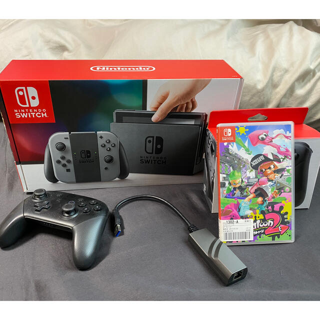 新品で購入Nintendo Switch 本体とその他セット