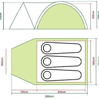 Darwin 3Plus コールマン ダーウィン 3人用テント