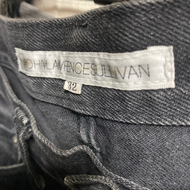 JOHN LAWRENCE SULLIVAN(ジョンローレンスサリバン)の✔︎johnlawrencesullivan black denim pants メンズのパンツ(デニム/ジーンズ)の商品写真